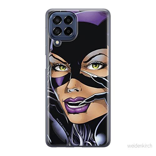 ERT GROUP mobiltelefonfodral för Samsung M53 5G originalt och officiellt licensierat DC mönster Catwoman 005 optimalt anpassad till formen på mobiltelefonen, fodral tillverkad av TPU plast 5905511397593