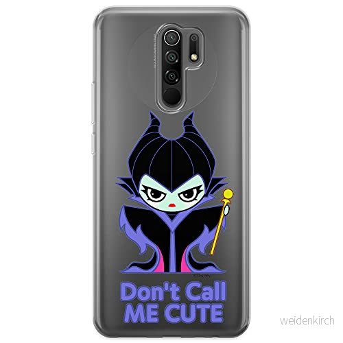 ERT GROUP mobiltelefonfodral för Xiaomi REDMI 9 originalt och officiellt licensierat Disney mönster Maleficent 003 optimalt anpassad till formen på mobiltelefonen, gedeeltelijk transparant 5905131479525