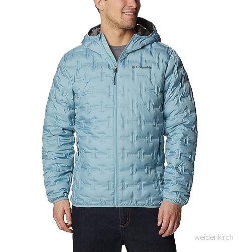 Columbia mäns Delta Ridge dunjacka med huva och pufferjacka (förpackning 1) 195979483807