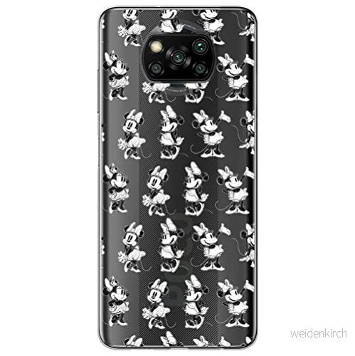 ERT GROUP mobiltelefonfodral för Xiaomi POCOPHONE X3 originalt och officiellt licensierat Disney mönster Minnie 018 optimalt anpassad till formen på mobiltelefonen, gedeeltelijk transparant 5903537122144