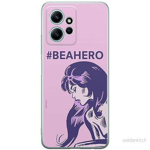 ERT GROUP mobiltelefonfodral för Xiaomi REDMI NOTE 12 4G originalt och officiellt licensierat Marvel mönster Black Widow 004 anpassad till formen på mobiltelefonen, fodral tillverkad av TPU plast 5905511938079