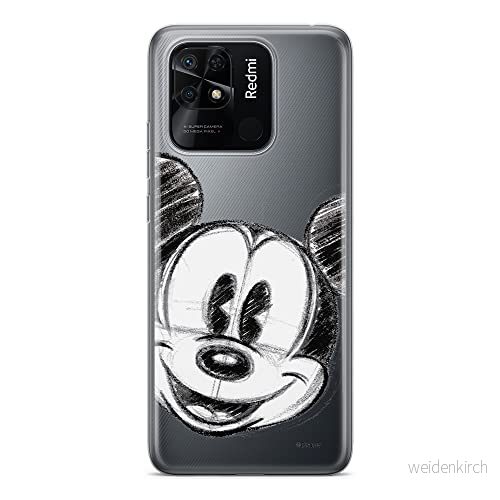 ERT GROUP mobiltelefonfodral för Xiaomi REDMI 10C originalt och officiellt licensierat Disney mönster Mickey 004 optimalt anpassad till formen på mobiltelefonen, gedeeltelijk transparant 5905511538262