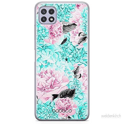 ERT GROUP mobiltelefonfodral för Samsung A22 5G originalt och officiellt licensierat Babaco mönster Flowers 003 optimalt anpassad till formen på mobiltelefonen, fodral tillverkad av TPU plast 5904805379857