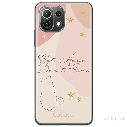 ERT GROUP mobiltelefonfodral för Xiaomi 11 LITE 4G/5G originalt och officiellt licensierat Babaco mönster Cats 007, fodral tillverkad av TPU plast 5905131080820