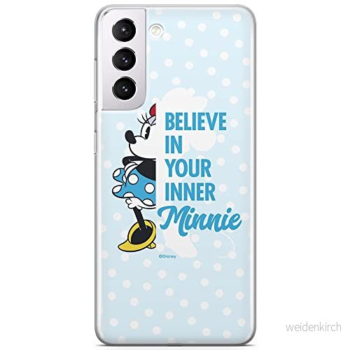 ERT GROUP mobiltelefonfodral för Samsung S21 originalt och officiellt licensierat Disney mönster Minnie 047 optimalt anpassad till formen på mobiltelefonen, fodral tillverkad av TPU plast 5903932298505