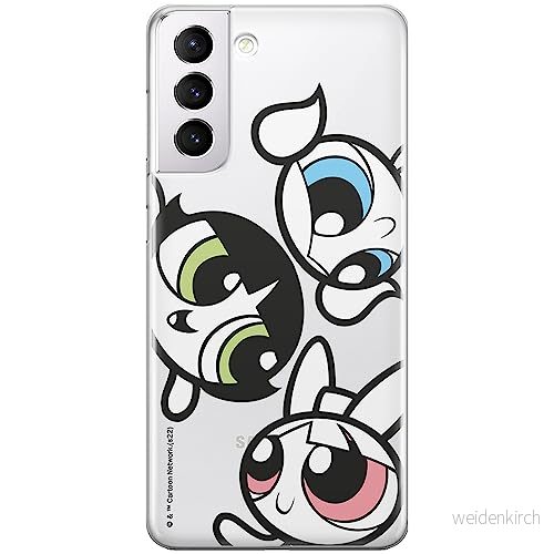 ERT GROUP mobiltelefonfodral för Samsung S21 PLUS originalt och officiellt licensierat The Powerpuff Girls mönster 014, gedeeltelijk transparant 5905511962913
