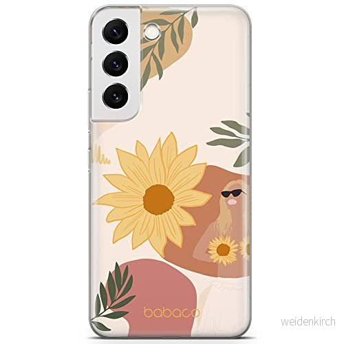 ERT GROUP mobiltelefonfodral för Samsung S22 originalt och officiellt licensierat Babaco mönster Flowers 015 optimalt anpassad till formen på mobiltelefonen, fodral tillverkad av TPU plast 5904805308093