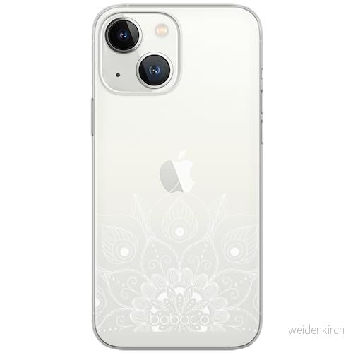 ERT GROUP mobiltelefonfodral för Iphone 13 MINI originalt och officiellt licensierat Babaco mönster Mandalas 008 optimalt anpassad till formen på mobiltelefonen, gedeeltelijk transparant 5904805854545