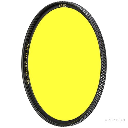 B+W Gulfilter 022 MRC Basic 72 mm (16x kompenserad, professional) 4012240049844