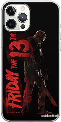 ERT GROUP mobiltelefonfodral för Iphone 12/12 PRO originalt och officiellt licensierat Horror mönster Friday the 13th 011 anpassad till formen på mobiltelefonen, fodral tillverkad av TPU plast 5905511104542