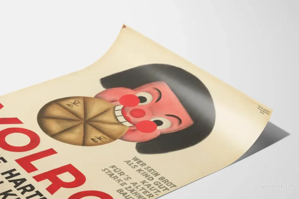 Vintageaffisch Volro Pain Dur Barn Väggdekoration - Bild 3