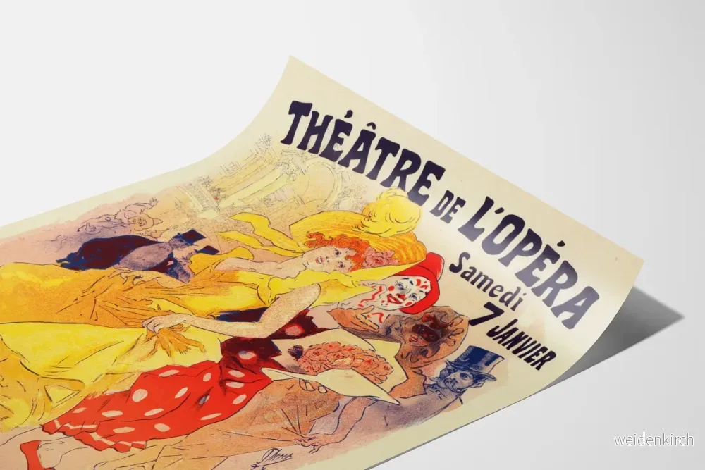 Vintageaffisch Teateroperan - Maskeradbal 1899 - Bild 3