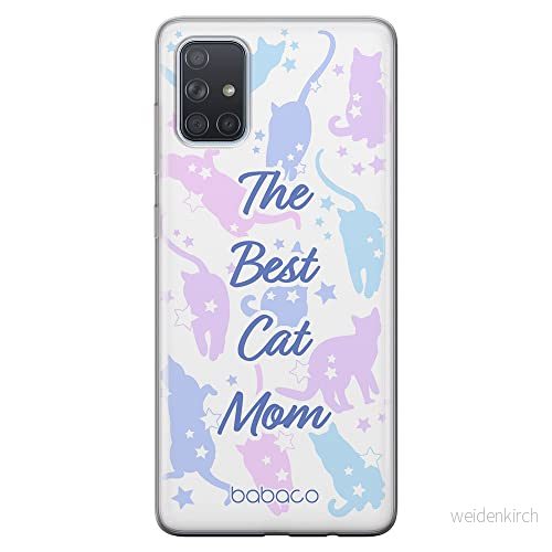 ERT GROUP mobiltelefonfodral för Samsung A71 originalt och officiellt licensierat Babaco mönster Cats 017 optimalt anpassad till formen på mobiltelefonen, fodral tillverkad av TPU plast 5905131082237