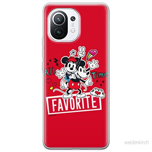 ERT GROUP mobiltelefonfodral för Xiaomi 11 originalt och officiellt licensierat Disney mönster Mickey & Minnie 011 optimalt anpassad till formen på mobiltelefonen, fodral tillverkad av TPU plast 5903537096773