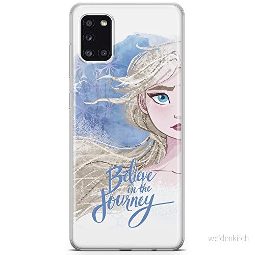ERT GROUP mobiltelefonfodral för Samsung A31 originalt och officiellt licensierat Disney mönster Elsa 015 optimalt anpassad till formen på mobiltelefonen, fodral tillverkad av TPU plast 5903040218761