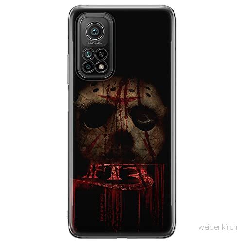 ERT GROUP mobiltelefonfodral för Xiaomi MI 10T 5G / PRO originalt och officiellt licensierat Horror mönster Friday the 13th 013, fodral tillverkad av TPU plast 5905511110635