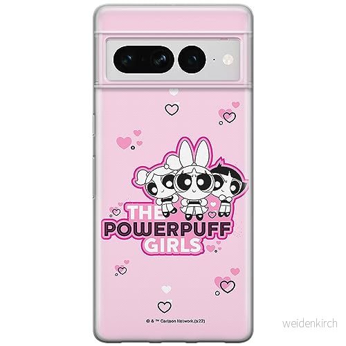 ERT GROUP mobiltelefonfodral för Google PIXEL 7 PRO originalt och officiellt licensierat The Powerpuff Girls mönster 023 anpassad till formen på mobiltelefonen, fodral tillverkad av TPU plast 5905795176419