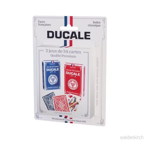 Ducale Origine 2 uppsättningar med 54 kort Rumie spel premiumkvalitet 3114520000611