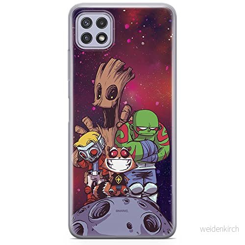 ERT GROUP mobiltelefonfodral för Samsung A22 5G originalt och officiellt licensierat Marvel mönster Guardians of the Galaxy 017 anpassad till formen på mobiltelefonen, fodral tillverkad av TPU plast 5903932825916