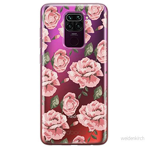 ERT GROUP mobiltelefonfodral för Xiaomi REDMI NOTE 9 originalt och officiellt licensierat Babaco mönster Flowers 013 optimalt anpassad till formen på mobiltelefonen, gedeeltelijk transparant 5903932611625