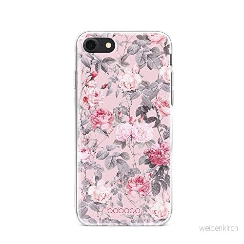 ERT GROUP mobiltelefonfodral för Iphone 7/8/ SE 2/ 3 originalt och officiellt licensierat Babaco mönster Flowers 054 optimalt anpassad till formen på mobiltelefonen, fodral tillverkad av TPU plast 5905131351272