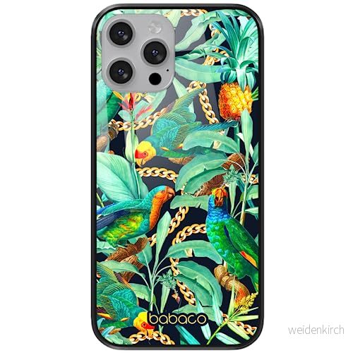 ERT GROUP mobiltelefonfodral för Apple Iphone 13 PRO MAX originalt och officiellt licensierat Babaco mönster Flowers 058 tillverkad av härdat glas, skyddsfodral 5905131372000