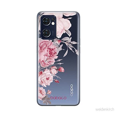 ERT GROUP mobiltelefonfodral för Oppo RENO 7 5G originalt och officiellt licensierat Babaco mönster Flowers 059 optimalt anpassad till formen på mobiltelefonen, gedeeltelijk transparant 5905511317935