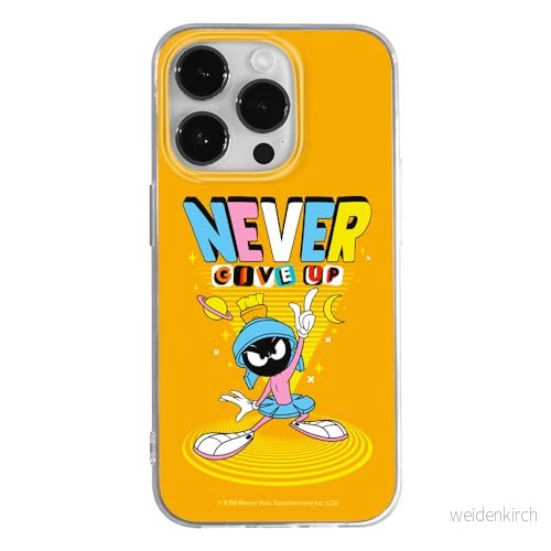 ERT GROUP mobiltelefonfodral för Iphone 14 PRO originalt och officiellt licensierat Looney Tunes mönster Marvin 005 optimalt anpassad till formen på mobiltelefonen, fodral tillverkad av TPU plast 5905795129347