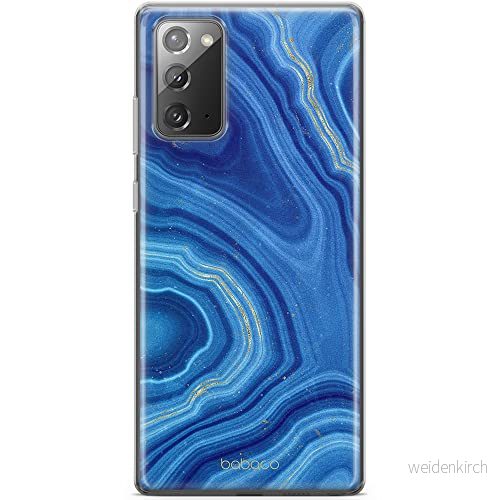 ERT GROUP mobiltelefonfodral för Samsung GALAXY NOTE 20 originalt och officiellt licensierat Babaco mönster Marble 004 optimalt anpassad till formen på mobiltelefonen, fodral tillverkad av TPU plast 5903040454343
