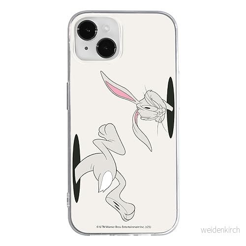 ERT GROUP mobiltelefonfodral för Iphone 14 originalt och officiellt licensierat Looney Tunes mönster Bugs 016 optimalt anpassad till formen på mobiltelefonen, fodral tillverkad av TPU plast 5905795079888