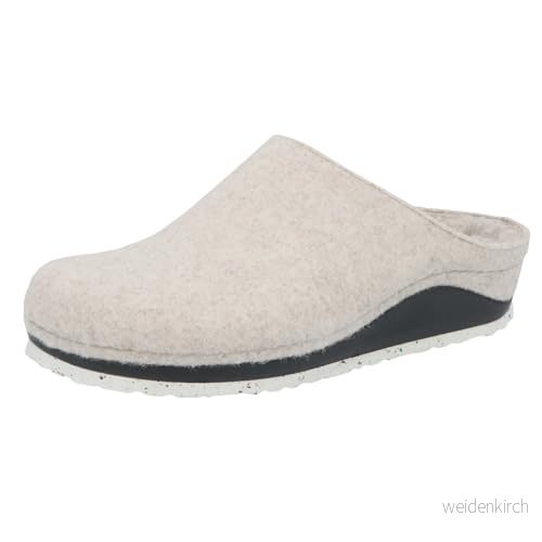 Berkemann Dam blanche Rcycl tofflor, Vit grå, 42 EU 4049261889760