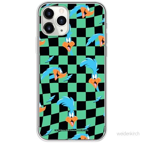 ERT GROUP mobiltelefonfodral för Iphone 11 PRO MAX originalt och officiellt licensierat Looney Tunes mönster Roadrunner 005 anpassad till formen på mobiltelefonen, fodral tillverkad av TPU plast 5905795127718
