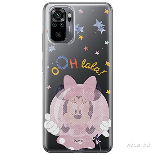 ERT GROUP mobiltelefonfodral för Xiaomi REDMI NOTE 10/ 10S originalt och officiellt licensierat Disney mönster Minnie 046 optimalt anpassad till formen på mobiltelefonen, gedeeltelijk transparant 5903537182896