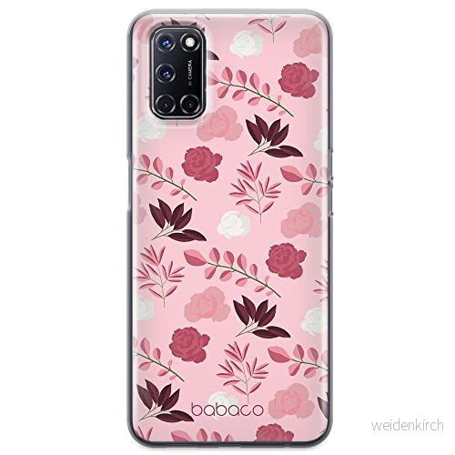 ERT GROUP mobiltelefonfodral för Oppo A92/ A72/ A52 originalt och officiellt licensierat Babaco mönster Flowers 020 optimalt anpassad till formen på mobiltelefonen, fodral tillverkad av TPU plast 5903932643046