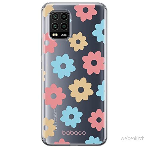 ERT GROUP mobiltelefonfodral för Xiaomi MI 10 LITE originalt och officiellt licensierat Babaco mönster Flowers 011 optimalt anpassad till formen på mobiltelefonen, gedeeltelijk transparant 5903932590340