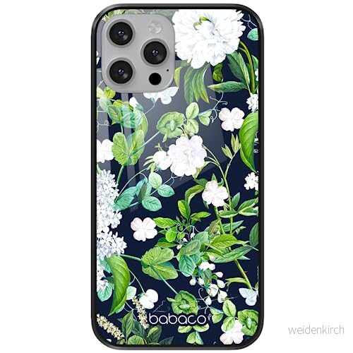 ERT GROUP mobiltelefonfodral för Apple Iphone 13 originalt och officiellt licensierat Babaco mönster Flowers 034 tillverkad av härdat glas, skyddsfodral 5905131293756
