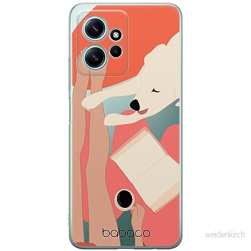 ERT GROUP mobiltelefonfodral för Xiaomi REDMI NOTE 12 4G originalt och officiellt licensierat Babaco mönster Dogs 002 optimalt anpassad till formen på mobiltelefonen, gedeeltelijk transparant 5905511946241