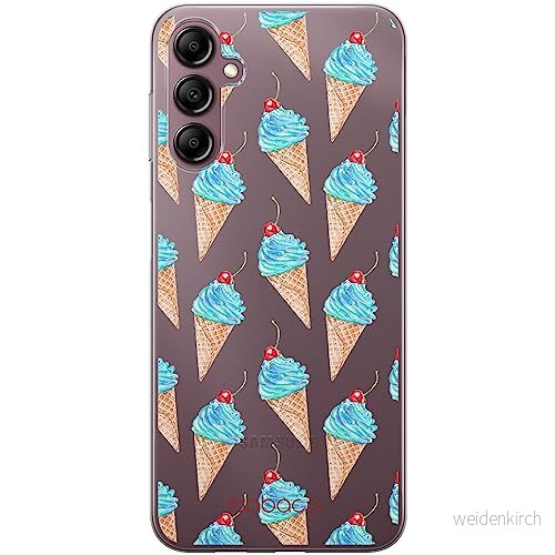 ERT GROUP mobiltelefonfodral för Samsung A14 4G/5G originalt och officiellt licensierat Babaco mönster Ice Cream 002 optimalt anpassad till formen på mobiltelefonen, gedeeltelijk transparant 5905511826840