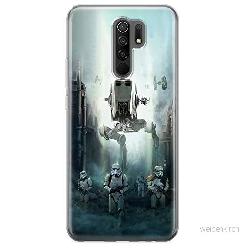 ERT GROUP mobiltelefonfodral för Xiaomi REDMI 9 originalt och officiellt licensierat Star Wars mönster 019 optimalt anpassad till formen på mobiltelefonen, fodral tillverkad av TPU plast 5903040308134