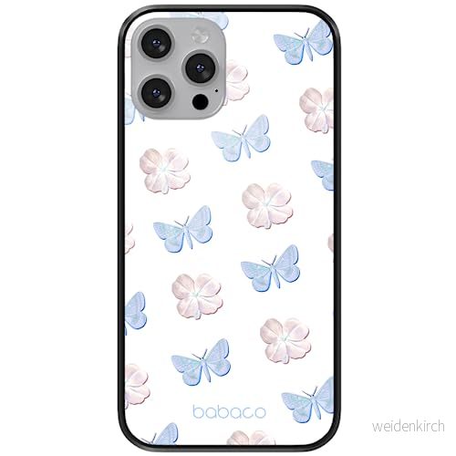 ERT GROUP mobiltelefonfodral för Apple Iphone 13 MINI originalt och officiellt licensierat Babaco mönster Flowers 043 tillverkad av härdat glas, skyddsfodral 5905131321121