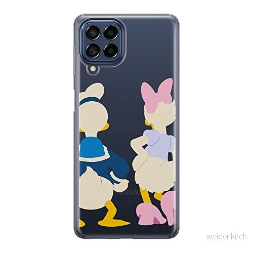 ERT GROUP mobiltelefonfodral för Samsung M33 5G originalt och officiellt licensierat Disney mönster Donald & Daisy 001 optimalt anpassad till formen på mobiltelefonen, gedeeltelijk transparant 5905511342562
