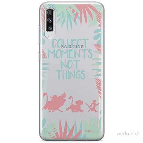 ERT GROUP mobiltelefonfodral för Samsung A70 originalt och officiellt licensierat Disney mönster The Lion King 002 optimalt anpassad till formen på mobiltelefonen, gedeeltelijk transparant 5902980410068