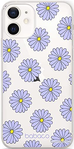 ERT GROUP mobiltelefonfodral för Apple Iphone 12/12 PRO originalt och officiellt licensierat Babaco mönster Flowers 021 Vit optimalt anpassad till formen på mobiltelefonen, gedeeltelijk transparant 5903932646634