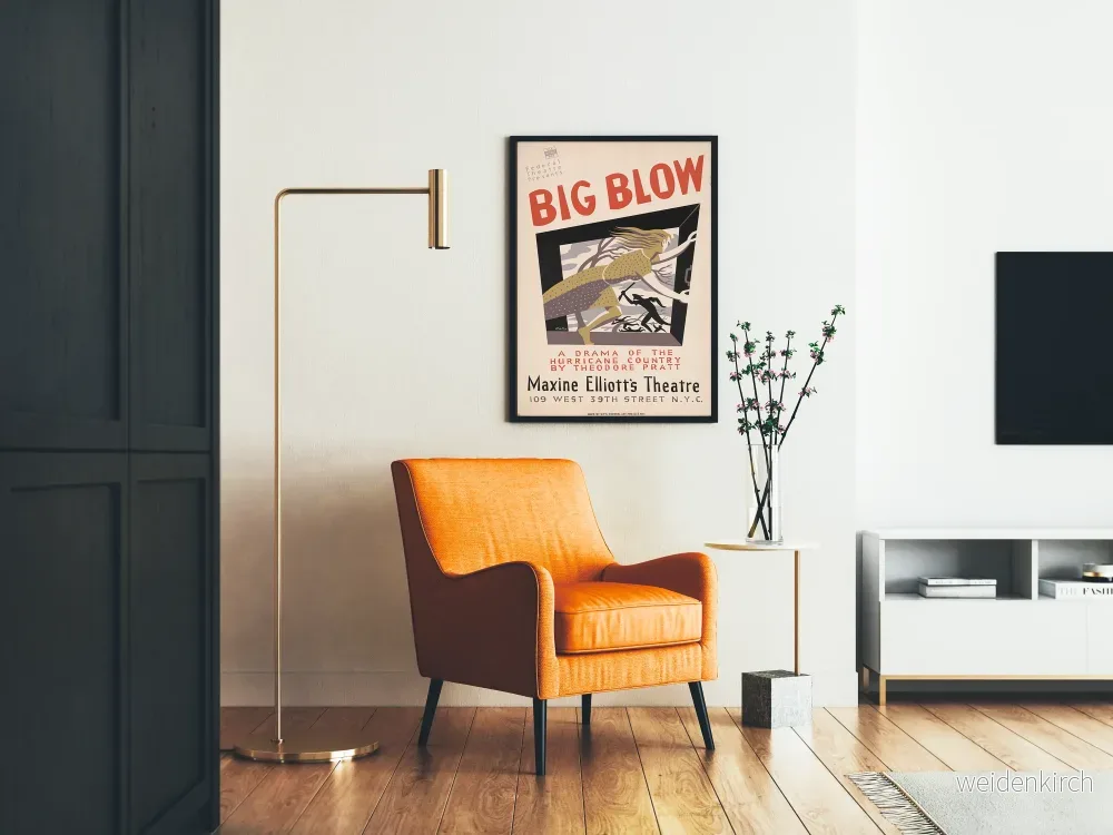 Vintageaffisch Teater Big Blow av Federal Theatre - Bild 2
