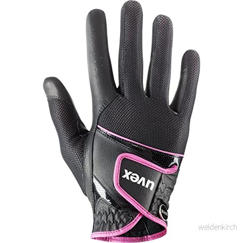 uvex sumair flexibel ridhandske för dam och herr hållbar optimal ventilation black pink 9 4043197322278
