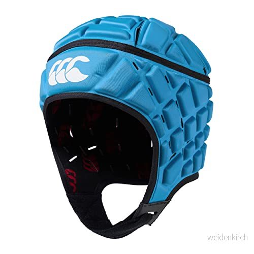 Canterbury CCC vuxen unisex rugby raze huvudskydd, scrum-keps, full täckning, mjuk kantad hakrem, designade hål hjälpventilation, skumvaddering Dresden blå, S 5054773573990
