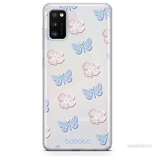 ERT GROUP mobiltelefonfodral för Samsung A41 originalt och officiellt licensierat Babaco mönster Flowers 043 optimalt anpassad till formen på mobiltelefonen, gedeeltelijk transparant 5905131319326