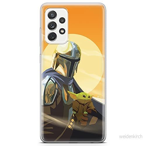 ERT GROUP mobiltelefonfodral för Samsung A72 5G originalt och officiellt licensierat Star Wars mönster Baby Yoda 020 optimalt anpassad till formen på mobiltelefonen, fodral tillverkad av TPU plast 5904805069734