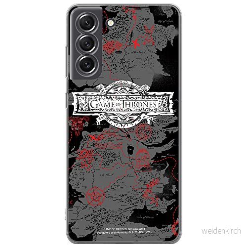 ERT GROUP mobiltelefonfodral för Samsung S21 FE originalt och officiellt licensierat Game od Thrones mönster of 010 anpassad till formen på mobiltelefonen, fodral tillverkad av TPU plast 5903932984101