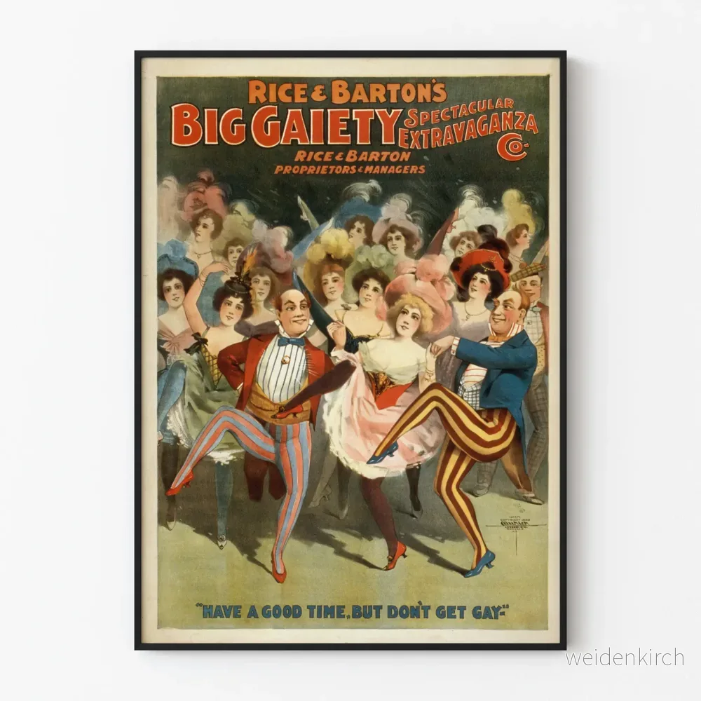 Vintageposter Big Gaiety Spectacular Extravaganza